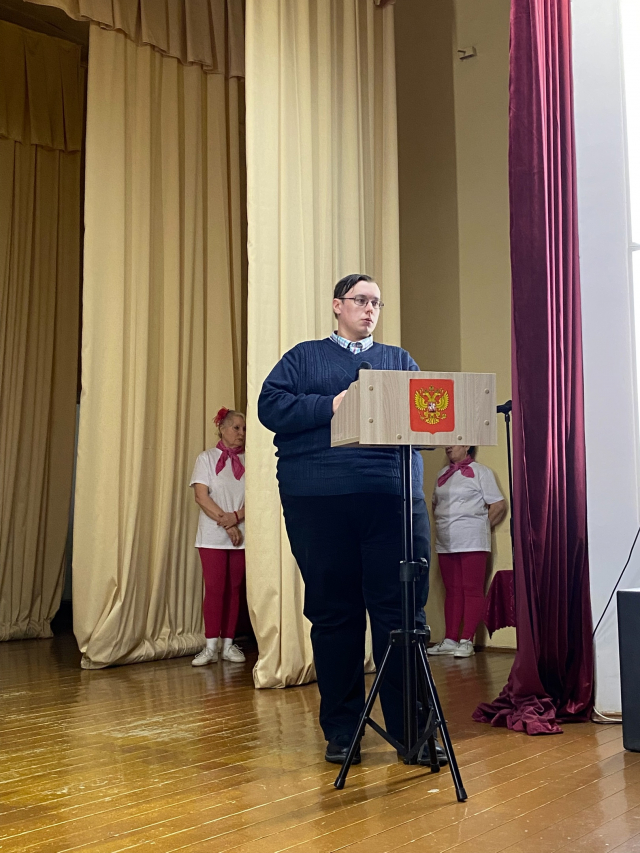 На форуме ТОС с докладом о практике работы ТОС «Сускан» Мелекесского района выступил председатель Шадчнев Вадим Викторович